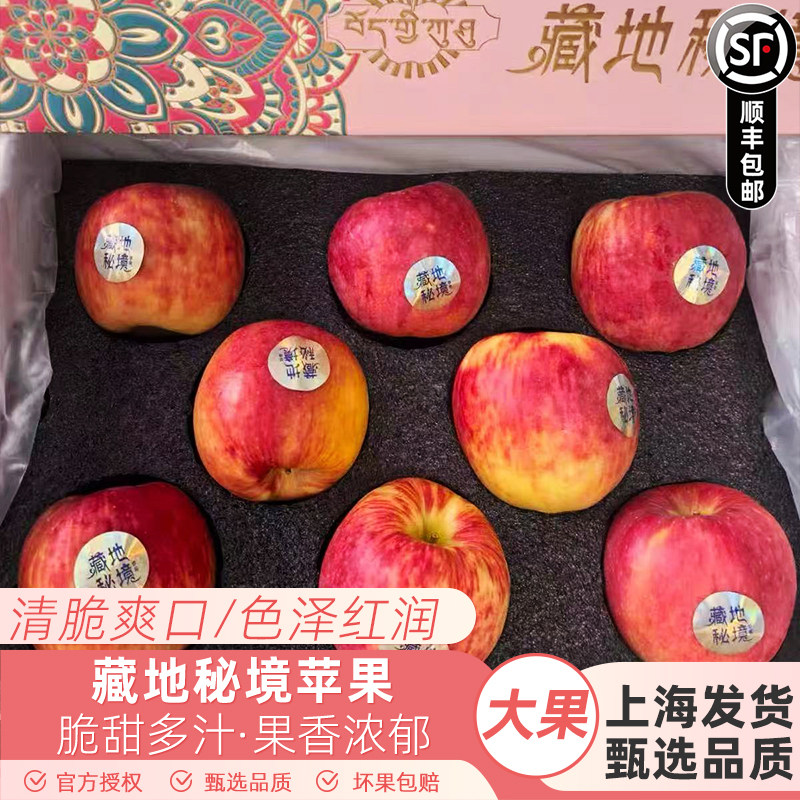 慕山恬藏地秘境苹果特大果高原新鲜苹果礼盒装生鲜送礼水果顺丰