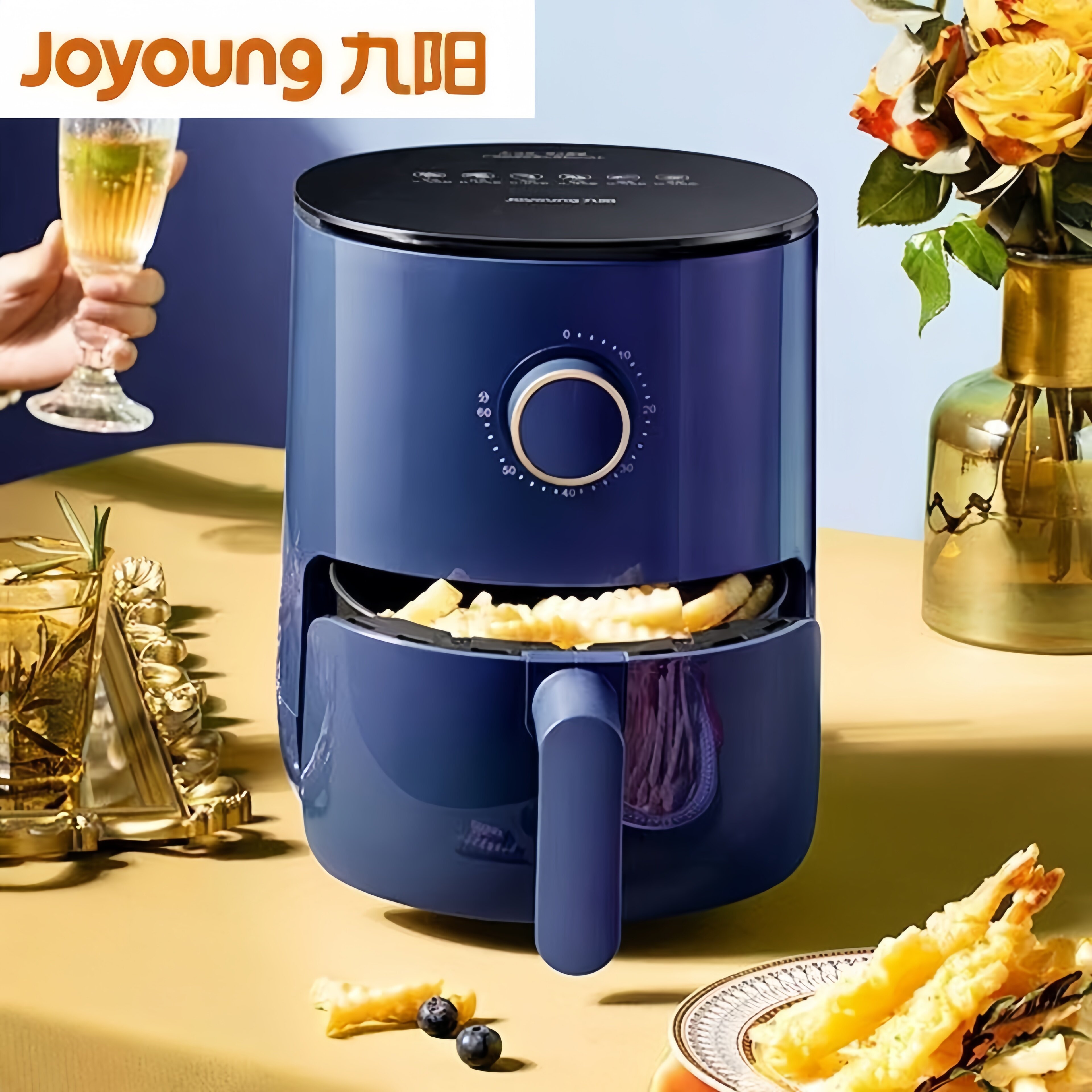 九阳空气炸锅3L智能容量全自动一体式厨房电炸锅厨房烘焙烹饪烤箱