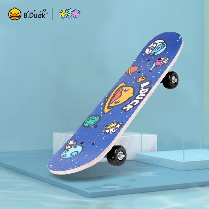 韩国儿童滑板车3到6岁初学者宝宝女孩专业长板滑板玩具双翘可转弯