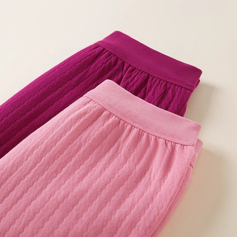 韩国中老年人保暖裤女纯棉老人棉裤高腰加厚夹棉冬单件秋裤内穿棉