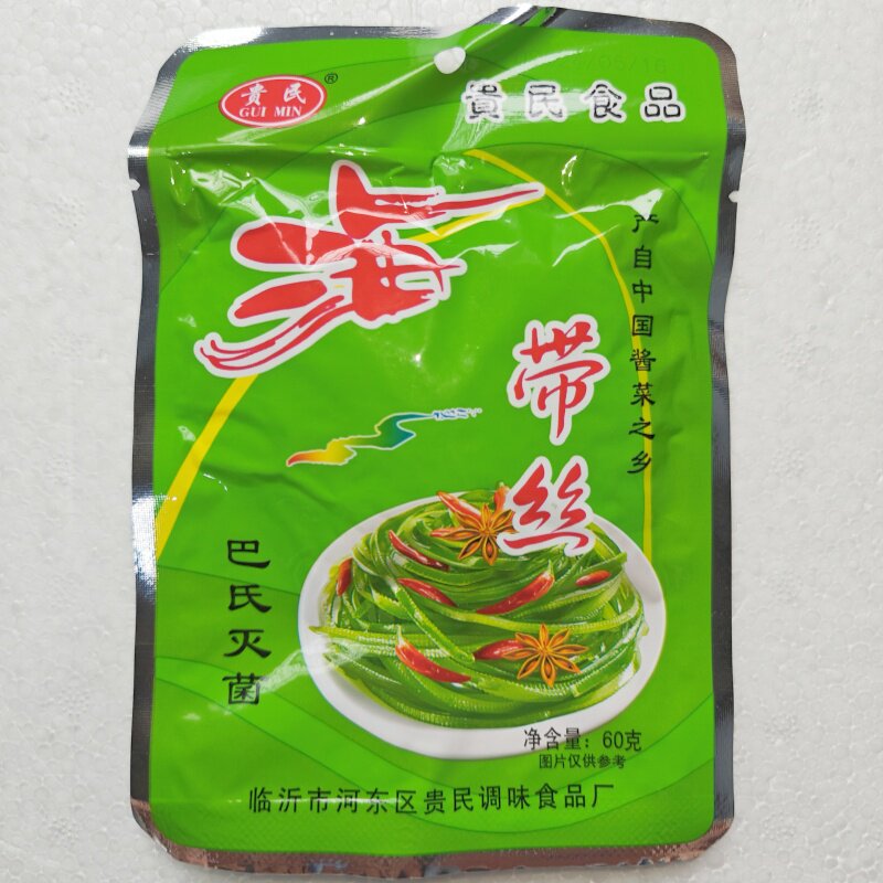 贵民袋装海带零食佐餐咸菜图片