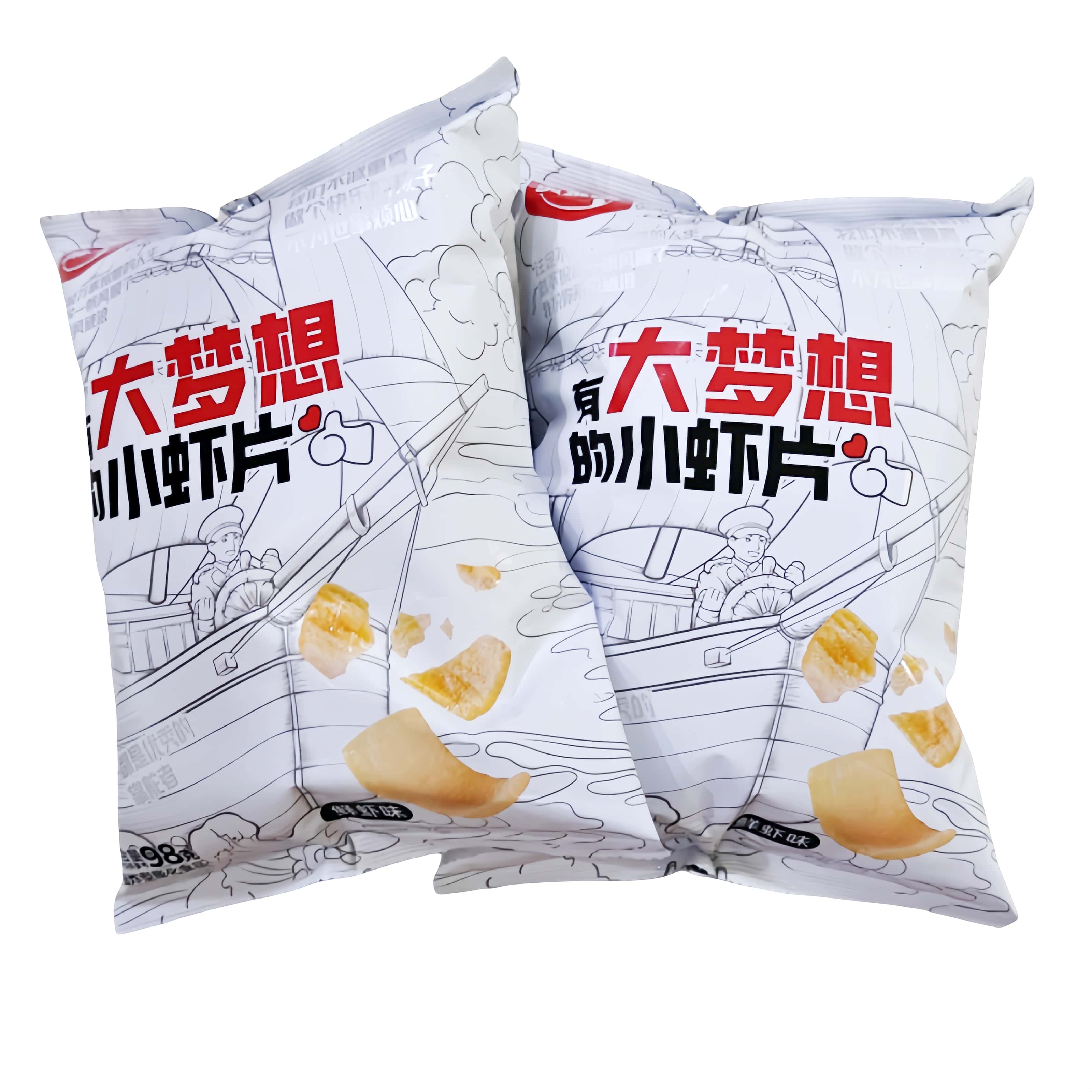 贵金园有大梦想的小虾片鲜虾味虾片网红休闲怀旧膨化食品解馋零食,零食/坚果/特产,膨化食品,淘宝优惠券,粉丝福利购,淘宝优惠卷