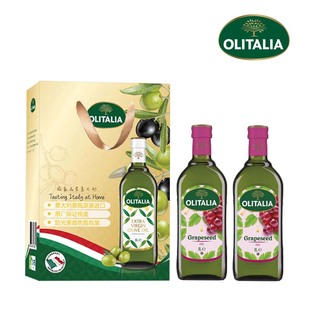 奥尼葡萄籽油1L 2瓶礼盒团购少油烟食用油炒菜凉拌餐厅进口植物油