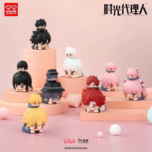 时光人动画趴趴超级叠叠乐正版周边谷子潮玩盲盒玩具