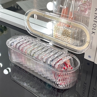 防氧化首饰盒文玩手链手镯子专用展示架高端水晶手串收纳盒大容量