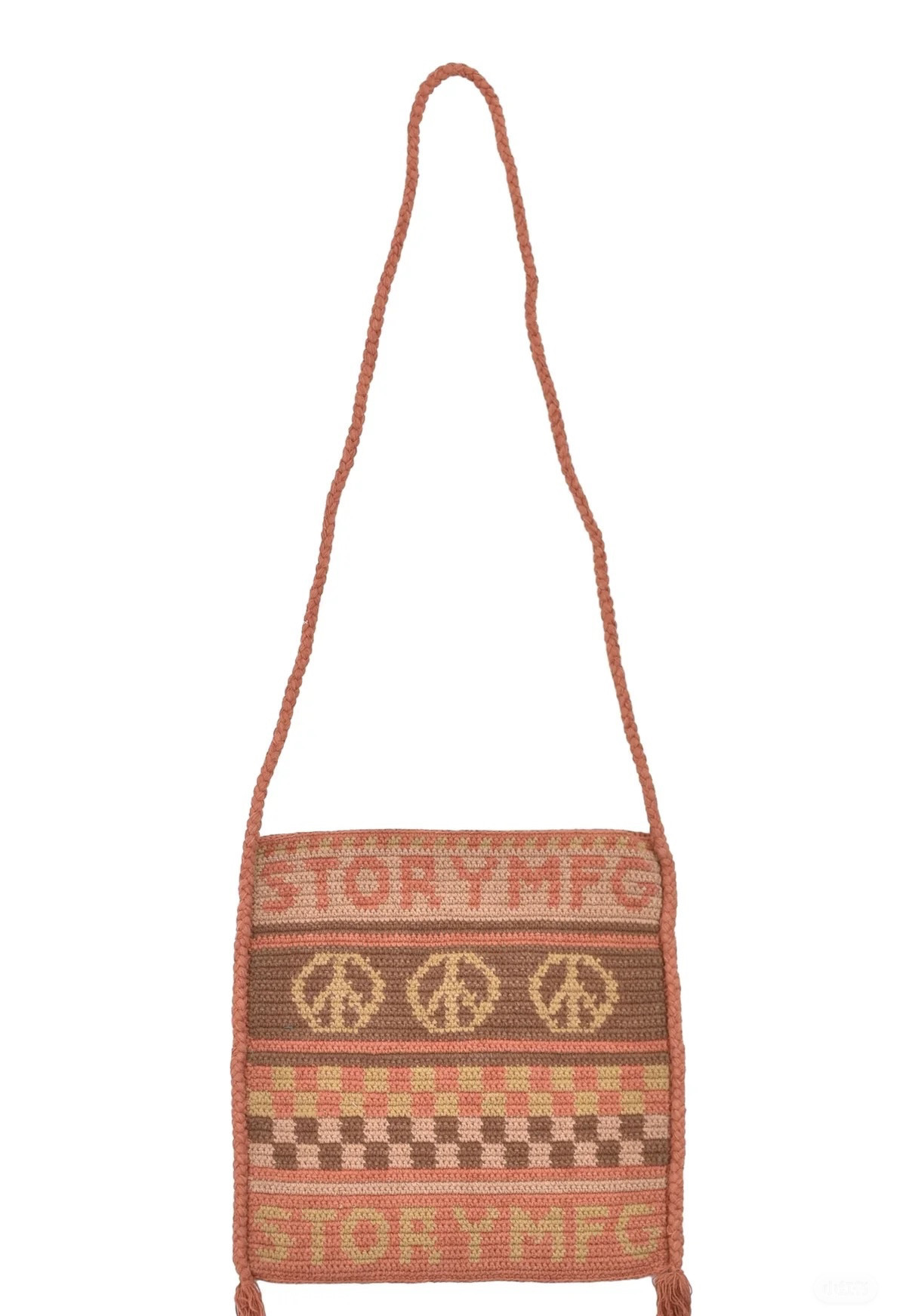 可定制storymfg斜挎包 story mfg编织包包图片