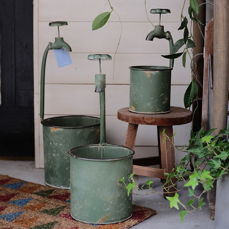 铁艺水龙头花盆