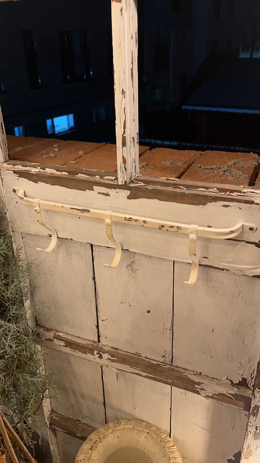 铁艺做旧复古挂钩花园装饰