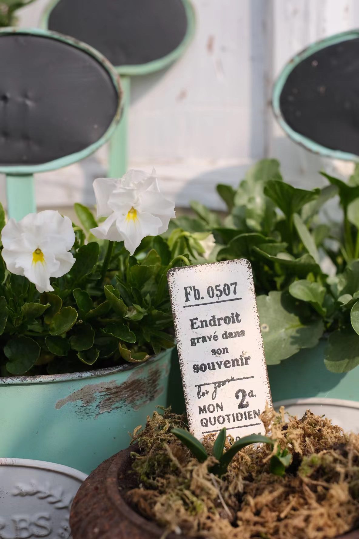 插牌外贸出口日系花盆装饰