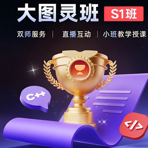 信奥集训大图灵班季度课S1