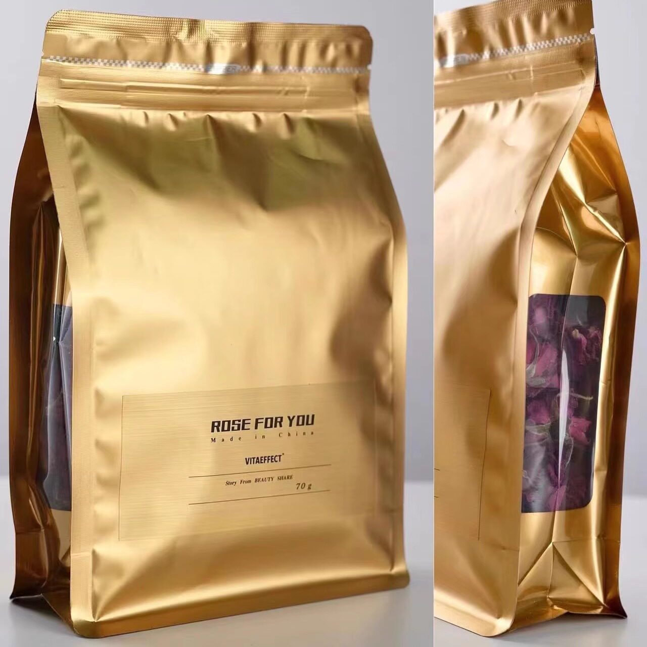 玫瑰花冠茶(J家庭装)食用平阴组合型花茶