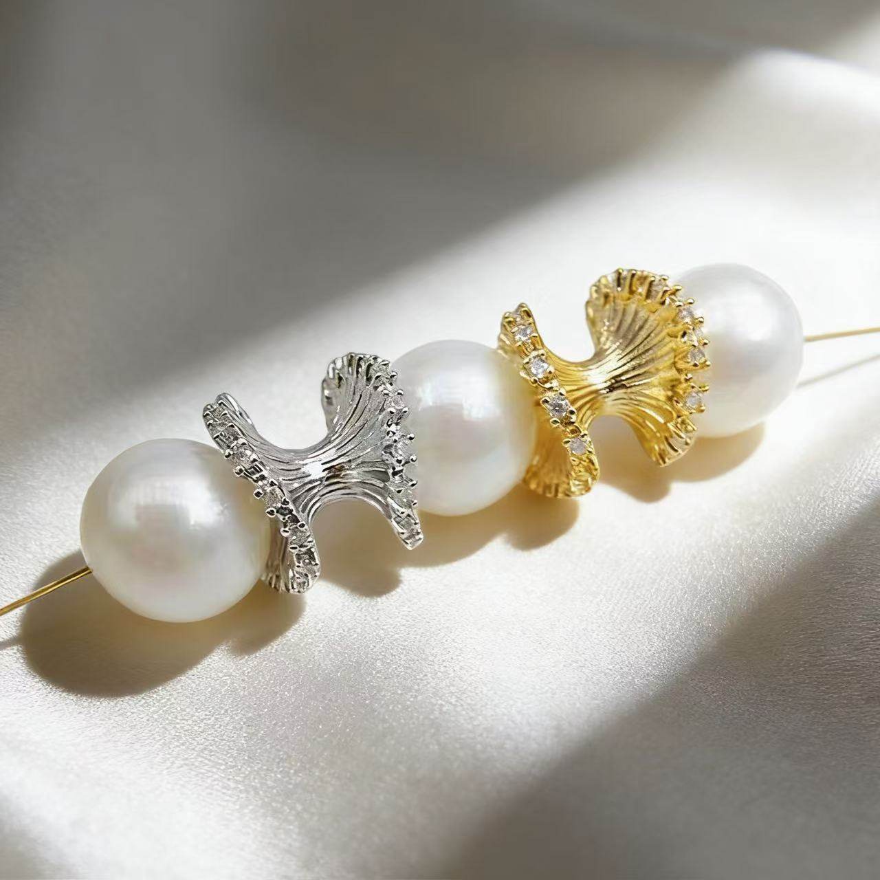 18k真金电镀小蛮腰车轮隔珠多通项链手链珍珠diy饰品配件,饰品/流行首饰/时尚饰品新,其他DIY饰品配件,淘宝优惠券,粉丝福利购,淘宝优惠卷