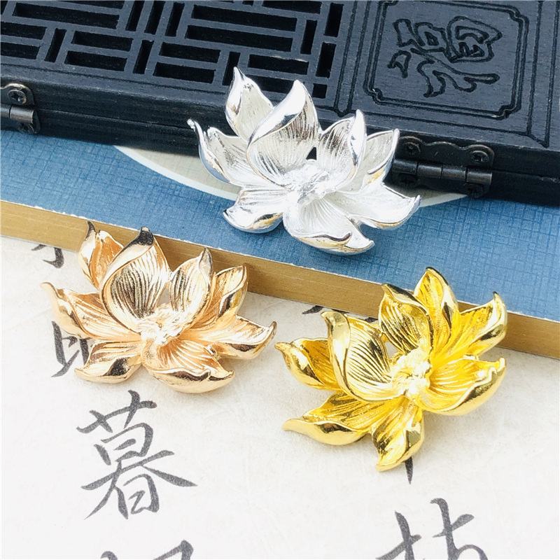 古风合金双层立体步摇手工发饰