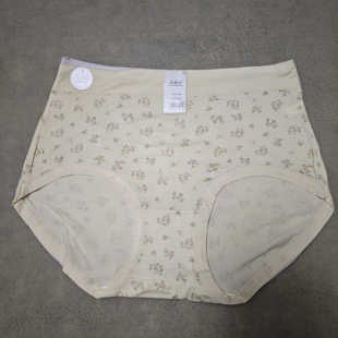 感情线2064女夏季超薄印花粘纤抗菌大码三角内裤透气宽松舒适三条