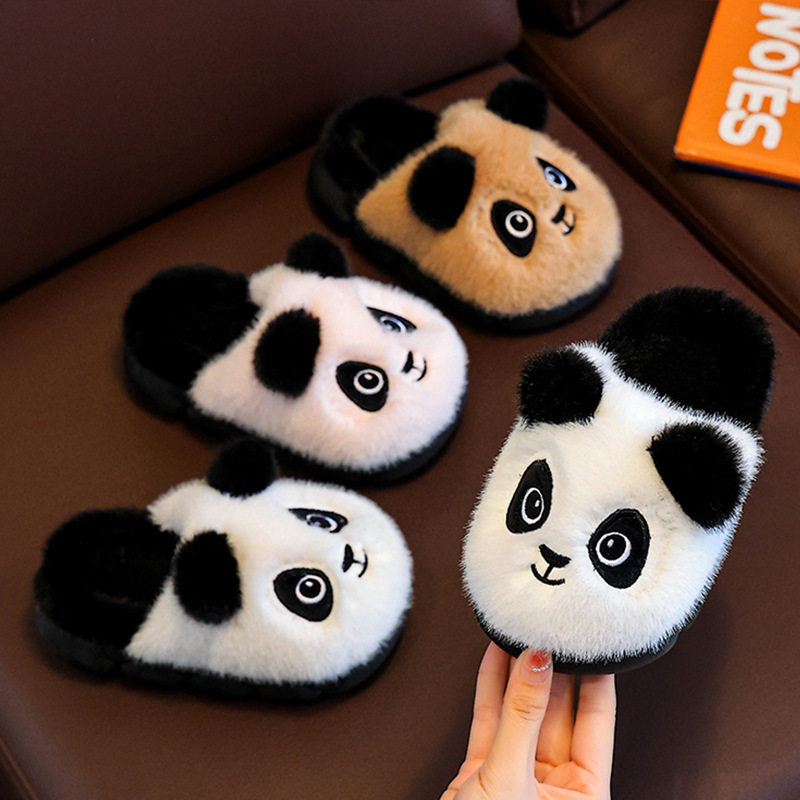 日本进口MUJI&Epsilon;儿童棉拖鞋女童秋冬季男童棉拖鞋宝宝室内外防滑软