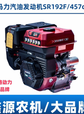 18马力汽油发动机SR192F/457CC四冲程鑫源船用高压清洗机马路切割