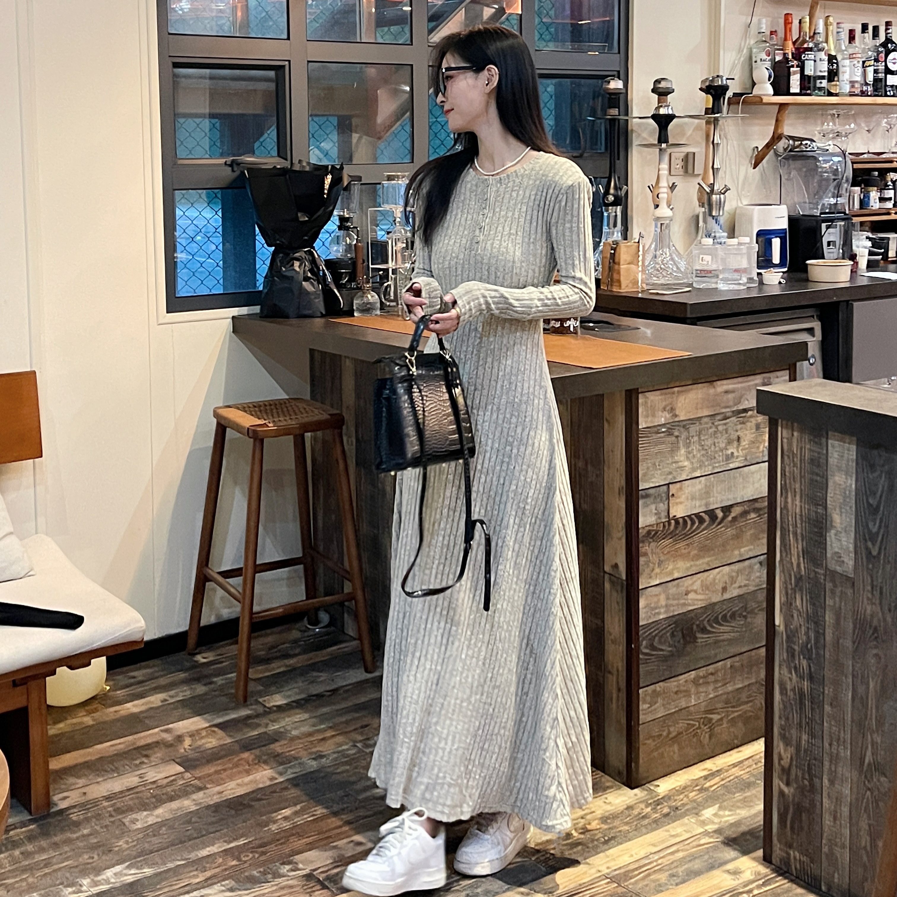 送运费险-针织打底内搭纯欲裙女