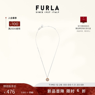 FURLA芙拉SIGILLO女士优雅项链轻奢高级感锁骨链 甄选礼遇