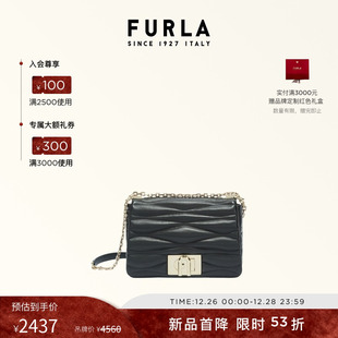 FURLA芙拉1927羊皮小号女士通勤链条包单肩斜挎包 甄选礼遇