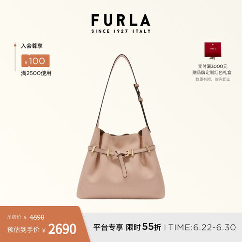 AURA牛皮中号单肩包腋下包大容量