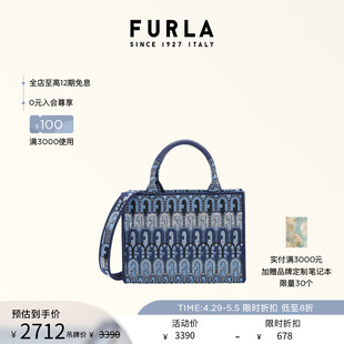 FURLA芙拉OPPORTUNITY时尚 女士迷你织物手提托特包