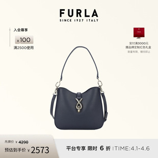 FURLA芙拉MIANOVA牛皮小号女士单肩包休闲斜挎包 春夏新品