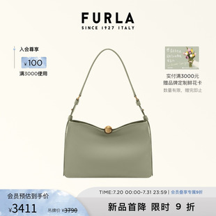 SOFT牛皮中號女士通勤單肩包百搭造型 FURLA芙拉SFERA 早秋新品