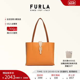 FURLA芙拉SOFIA软皮牛皮中号女士通勤托特包手提包 520礼物