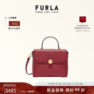 FURLA芙拉MOONLIGHT牛皮小号女士单肩斜挎包手提包 秋冬新品