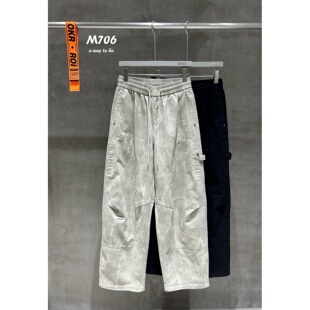 潮牌百搭春夏弯刀黑牛仔裤 大占推荐 休闲时尚 706