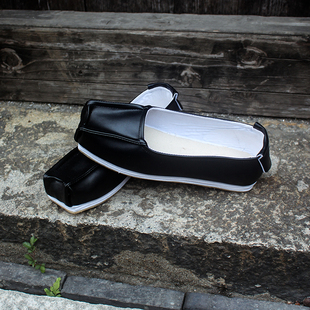 休闲汉服鞋子男 配饰鞋靴 夫子鞋 宋代明制方头传统夫子鞋 汉鞋定