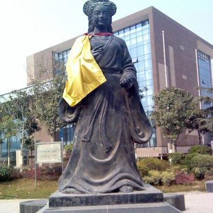 定制女娲补天雕塑嫘祖老母庙妈祖雕像玻璃钢石雕铸铜公园广场摆件