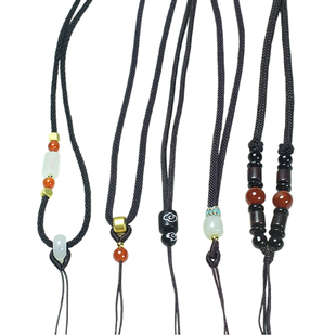 手工编织项链绳玉佩吊坠挂绳挂件绳粗细挂绳小众精致算盘珠吊坠绳