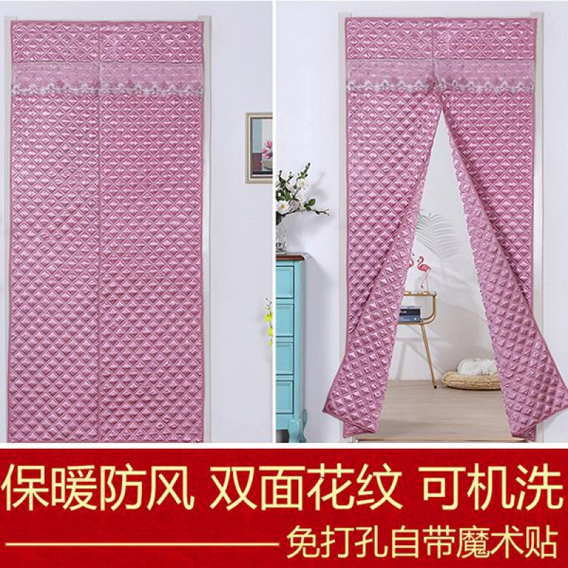 窗帘免打孔安装保暖防风遮光卧室空调隔断秋季冬季魔术贴棉布门帘在类目 居家布艺, 窗帘门帘及配件, 门帘中 - 来自Buy2taobao.com提供专业的淘宝代购服务