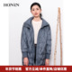 女中长款 HONRN 红人休闲防风立领白鹅绒羽绒服外套冬季 HI55YR408