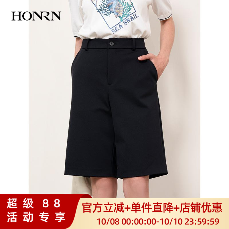 HONRN/红人宽松职业短裤休闲裤