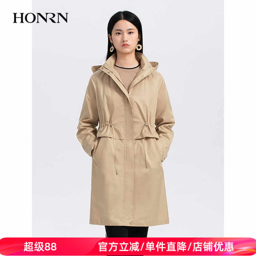 HONRN/红人中长款风衣外套