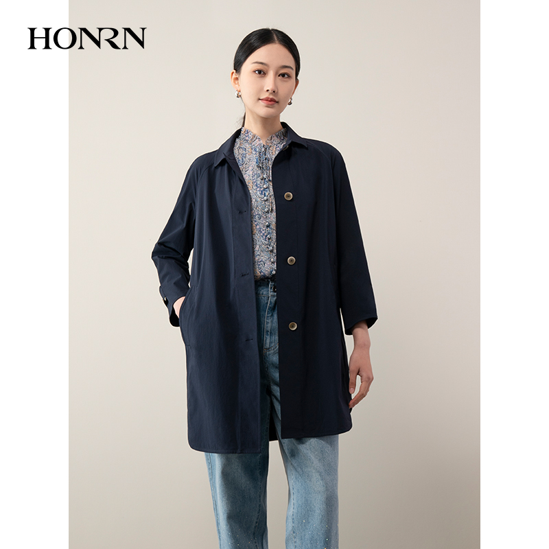 HONRN/红人中长款风衣外套