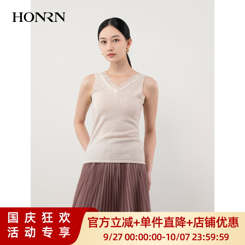 HONRN/红人针织背心上衣
