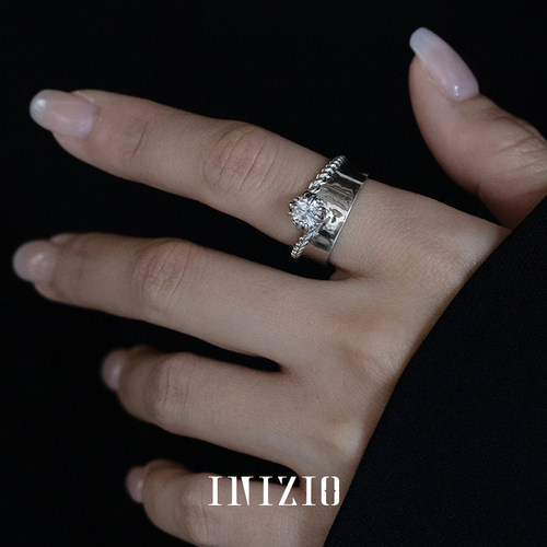 INIZIO流星纯银高级感开口戒指