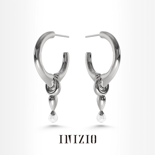INIZIO若水小Q耳环圆圈百搭
