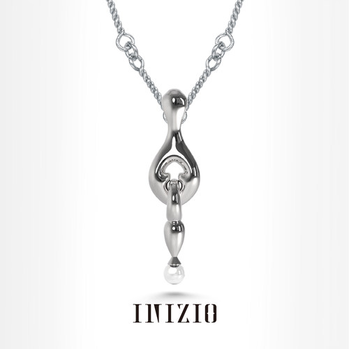 INIZIO若水之迹吊坠项链可调节