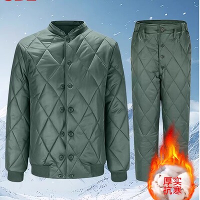正品寒区棉衣裤套装冬劳保棉衣男加厚棉服保暖防寒冬衣户外工作服