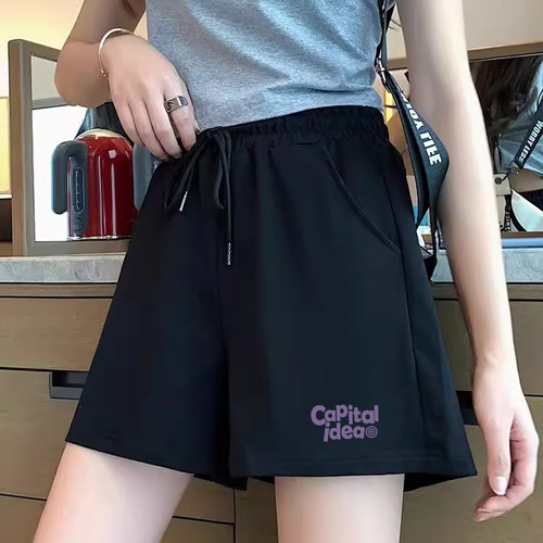 100%棉短裤女外穿夏季显瘦休闲裤