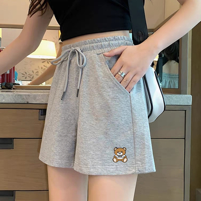 精品毛圈纯棉短裤女夏季新款