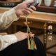 桃木福禄葫芦钥匙扣挂件手机链挂绳手工编织藏式 饰品包挂饰 流苏装