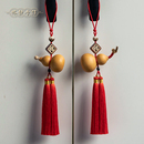 新房入住精品天然葫芦挂件红色双流苏玄关大门口对门卧室内挂饰品