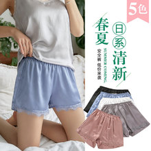 蕾丝安全裤防走光女打底短裤时尚薄款大码宽松保险裤夏天内可外穿