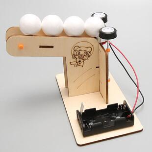 电动发报机 摩斯电码自制趣味手工DIY儿童木制拼装创意科学小实验