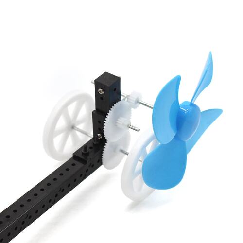 侧面逆风小车1号 手工DIY科技小制作 实验拼装科学实验创客模N02